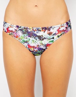 Playful Promises Abstract Floral Bikini Bottoms - Multi