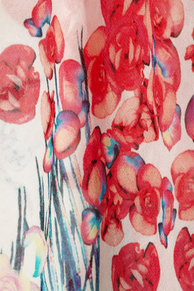 Roberto Cavalli Floral-print silk-chiffon kaftan