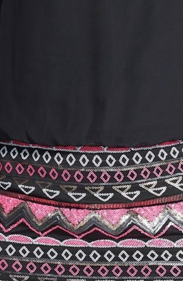 As U Wish Sequin Pattern Blouson Dress (Juniors)