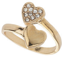 Dorothy Perkins Double Wrap Heart Ring