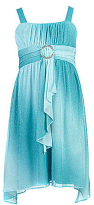 Ruby Rox 7-16 Shirred-Bodice Sparkle-Detailed Dress