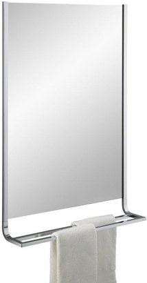 Kohler Loure 24.75 in. L x 35.875 in. Wall Mirror and Double Towel Bar in Polished Chrome