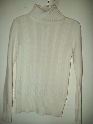 Merona Target Brand Womans Wool Blend Cable T-Neck Sweater 6 Colors. S,  XS & M