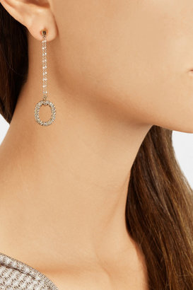 Carolina Bucci 18-karat rose and white gold diamond drop earrings