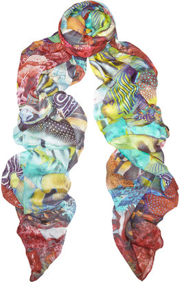 Issa Printed modal scarf