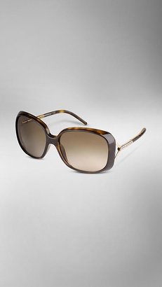 Burberry Oversize Square Frame Sunglasses