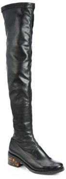 Stella McCartney Faux Stretch Leather Over-The-Knee Boots