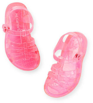 Carter's Pink Jelly Sandals