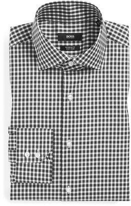 HUGO BOSS 'Gerald' WW Regular Fit Easy Iron Check Dress Shirt