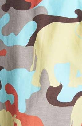 Vilebrequin 'Moorea' Camo Elephant Print Swim Trunks