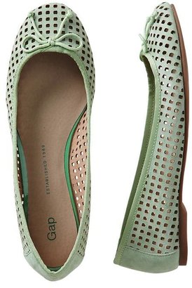 Gap Perforated suede ballet flats