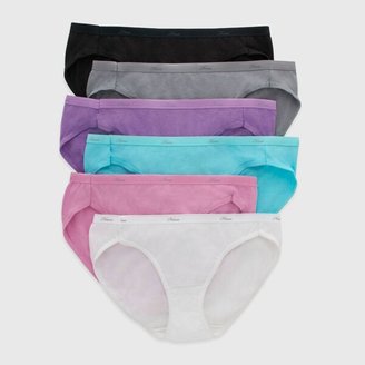 Hanes Women's 6pk Bikini Underwear PP42CA - Colors and Pattern May Vary