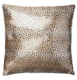 Kylie Minogue Leopard Filled Square Cushion - Ivory