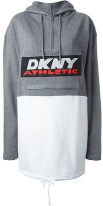 Opening Ceremony DKNY logo patch long hoodie