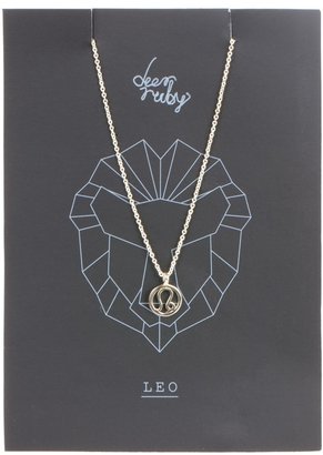 Deer Ruby Leo Necklace Jewellery