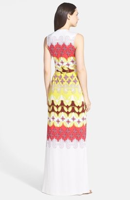 Diane von Furstenberg 'New Yahzi' Silk Maxi Wrap Dress
