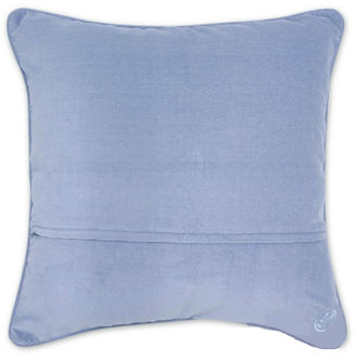 Jonathan Adler Blue and Grey Bargello Hazard Pillow