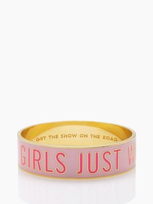 Kate Spade Get the show on the road idiom bangle