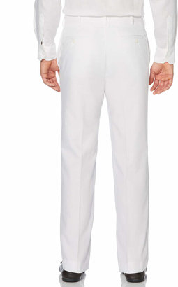 Cubavera Cotton Linen Herringbone Flat Front Pant