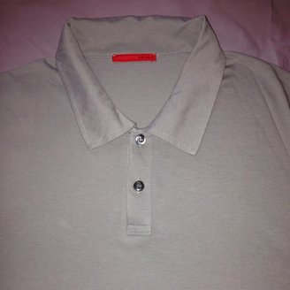 Prada Grey Cotton Polo shirt