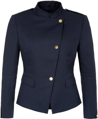 Aquascutum London Military Style Fitted Jacket