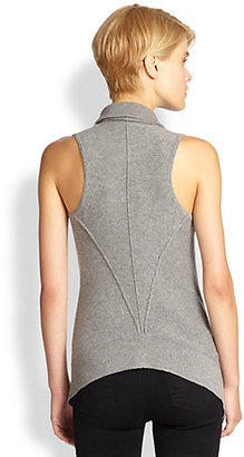 Saks Fifth Avenue Cashmere Waterfall Vest