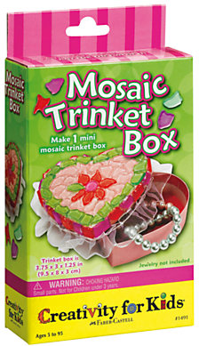Creativity For Kids Mosaic Trinket Box Kit