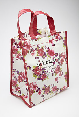 Forever 21 FOREVER 21+ Floral Bohemian Graphic Handbag