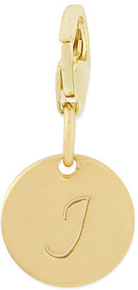 Anna Lou Gold plated small j disk charm