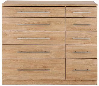Very Prague 5 + 5 Graduated Chest of Drawers