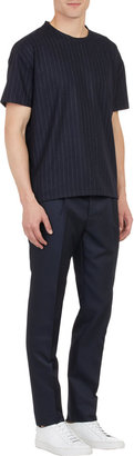Valentino Pinstripe Flannel T-shirt