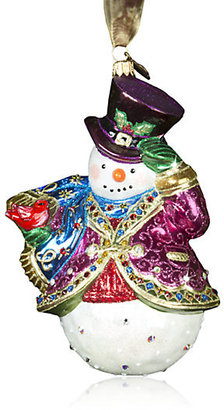 Jay Strongwater Snowman Ornament