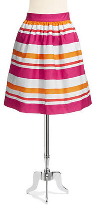 Lord & Taylor Dobby Striped Skirt