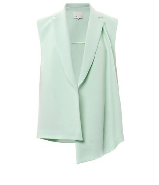3.1 Phillip Lim Double-crepe sleeveless jacket