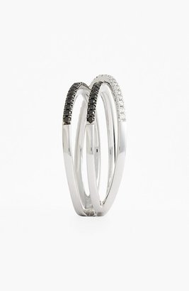 Nordstrom Bony Levy Crossover Three-Row Diamond Ring (Limited Edition Online Exclusive)