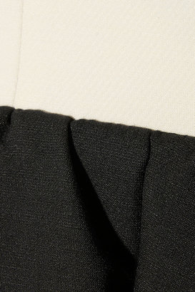 Valentino Wool and silk-blend mini dress