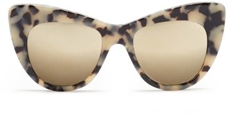 Stella McCartney Tortoiseshell acetate mirror sunglasses