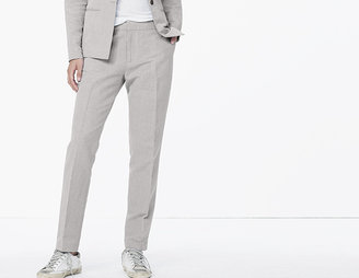 James Perse Linen Cotton Slim Suit Pant