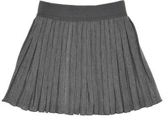 MonnaLisa pleated shimmering dark grey skirt