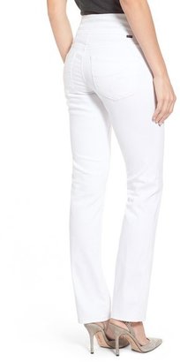 Jag Jeans 'Peri' Pull-On Stretch Straight Leg Jeans (White) (Regular & Petite)