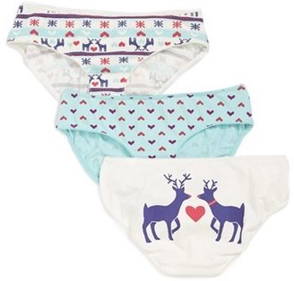 BP. Undercover Holiday Hipster Briefs (Set of 3) (Juniors)