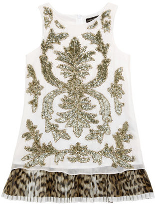 Roberto Cavalli Embroidered silk voile party dress (161914)