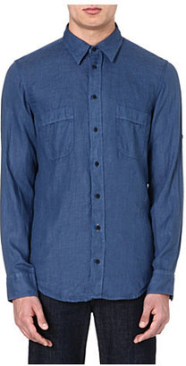 HUGO BOSS Plain linen shirt - for Men