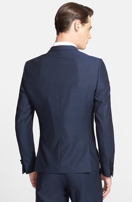The Kooples Trim Fit Single Button Tuxedo Jacket