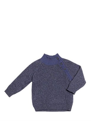 Il Gufo Merino Wool Blend Turtleneck Sweater