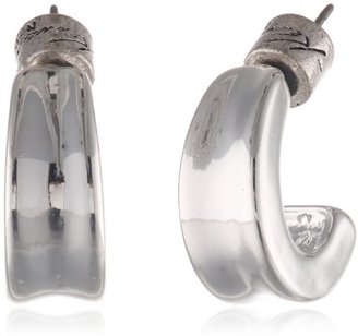 Kenneth Cole New York Shiny Ear Update" Silver Small Drop Earrings