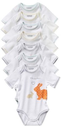 Vertbaudet Happy Price Pack of 7 Baby Unisex Short-Sleeved Bodysuits