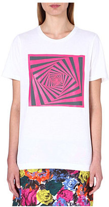 Dries Van Noten Hamling square-print t-shirt