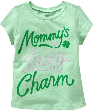 T&G Glitter-Graphic St. Patrick's Day Tees for Baby