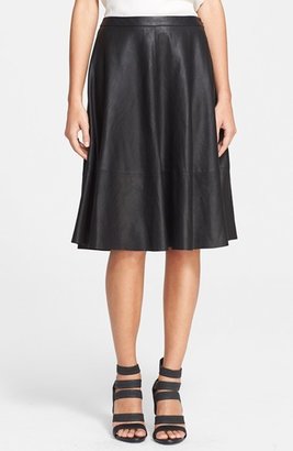 Joie 'Kendrine' Paneled Leather Skirt